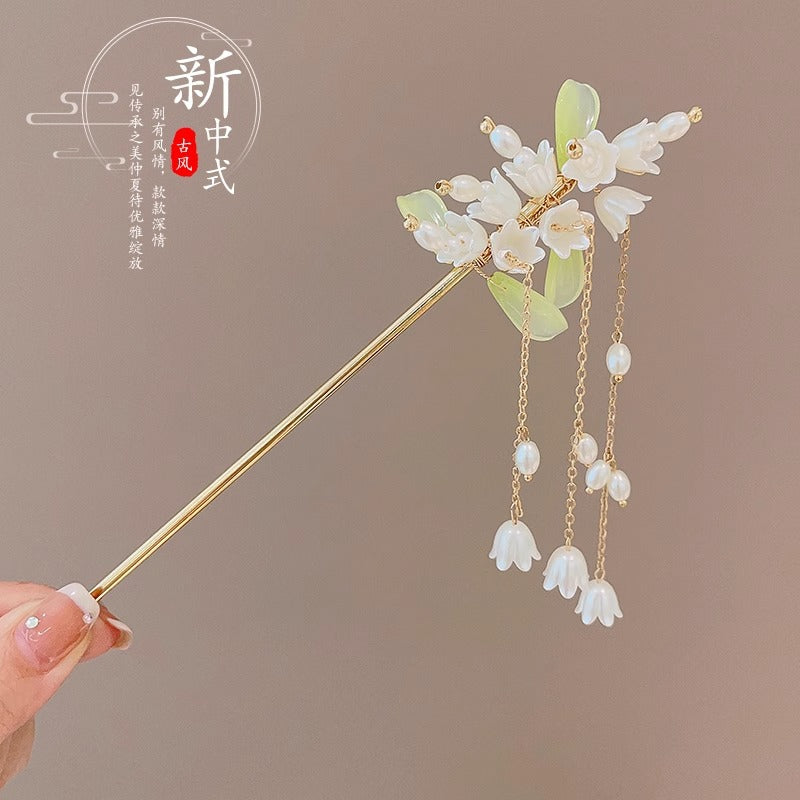 Wholesale Ancient Style Step By Step New Chinese Style Sandalwood Hairpin